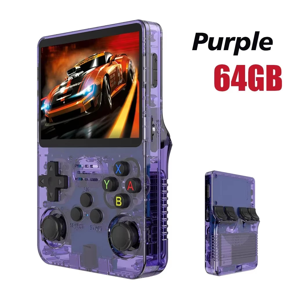 NEW  Retro Handheld Game Console Linux System 3.5 Inch IPS Screen Portable Pocket Video Player 64GB 128GB Games Kid Gift